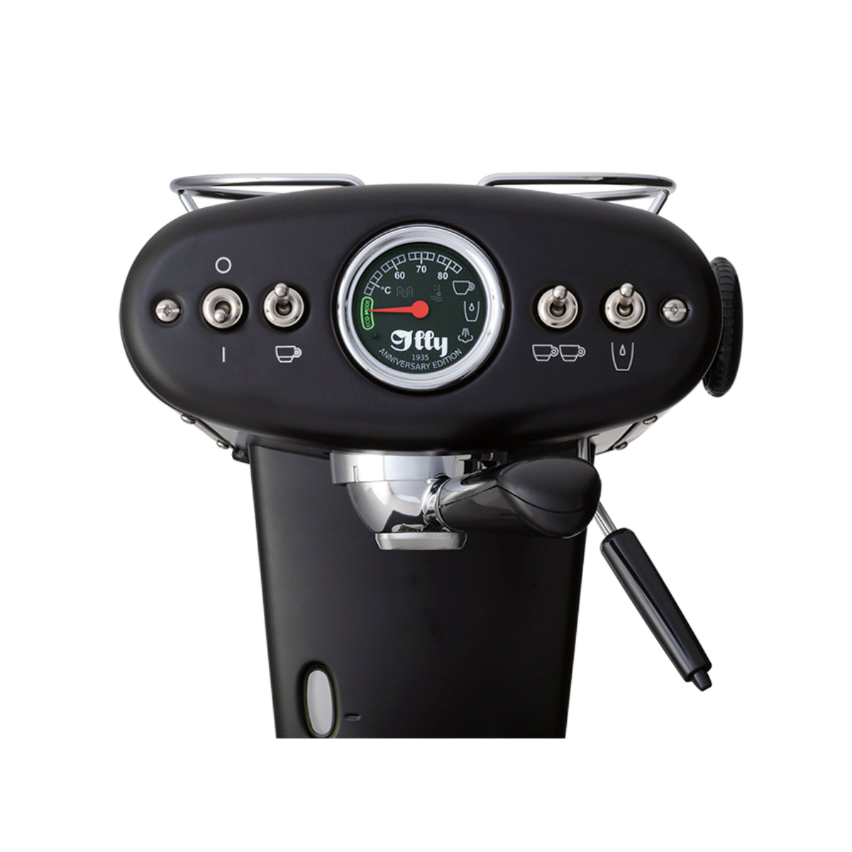 illy X1 Anniversary E.S.E Pods & Ground Espresso Machine (Black)
