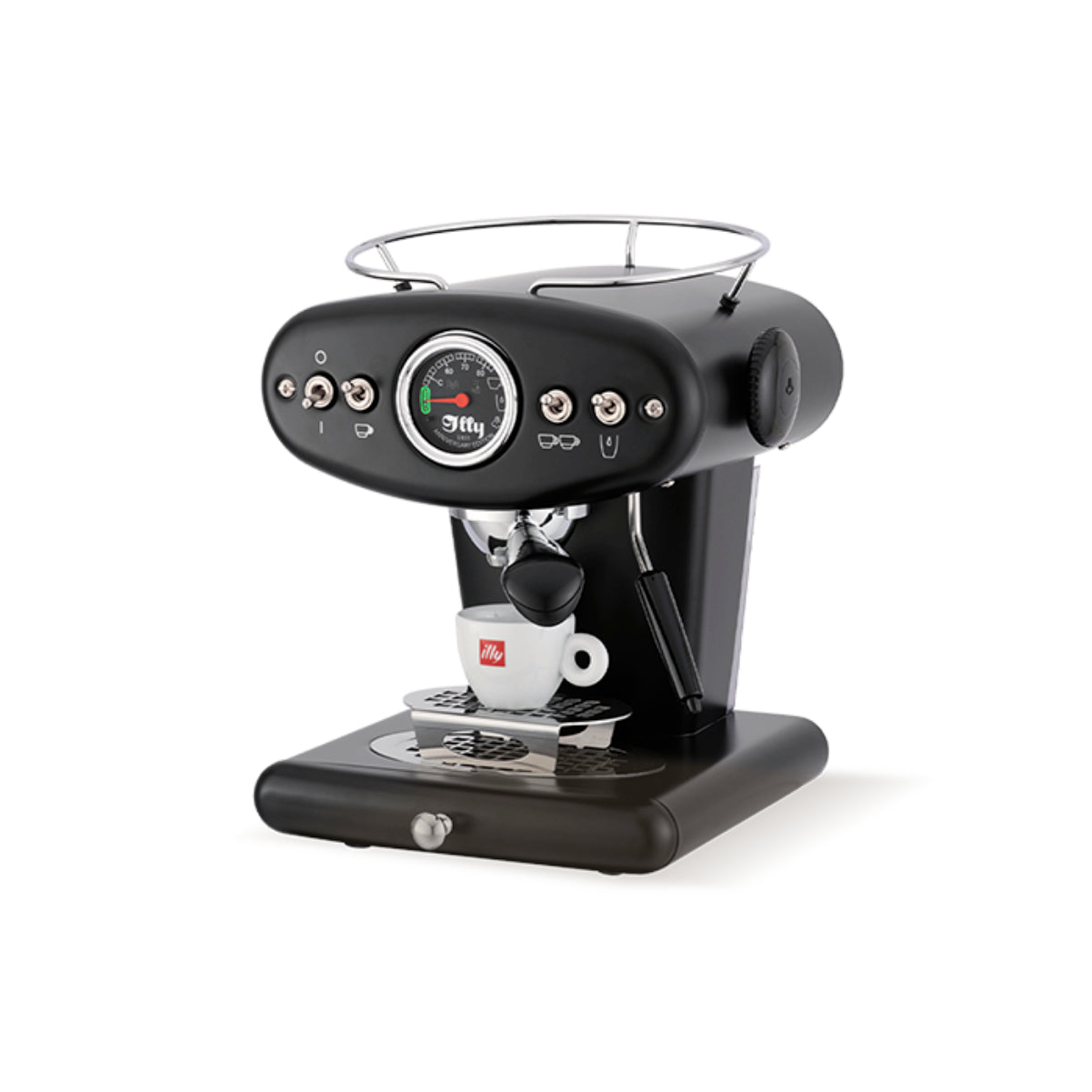 illy X1 Anniversary E.S.E Pods & Ground Espresso Machine (Black)