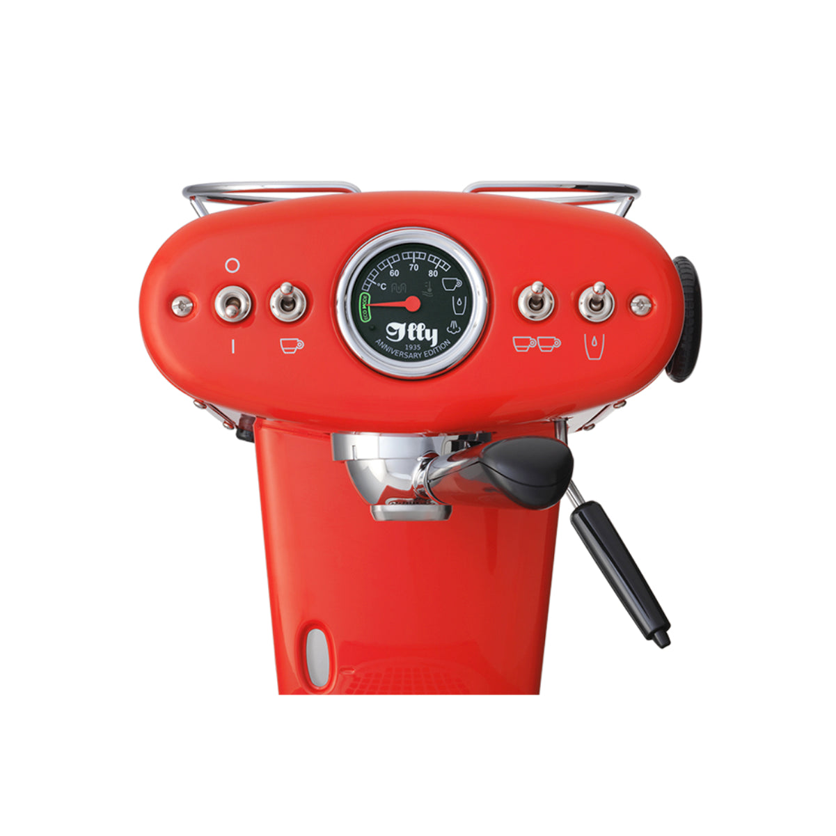 illy X1 Anniversary E.S.E Pods & Ground Espresso Machine (Red)