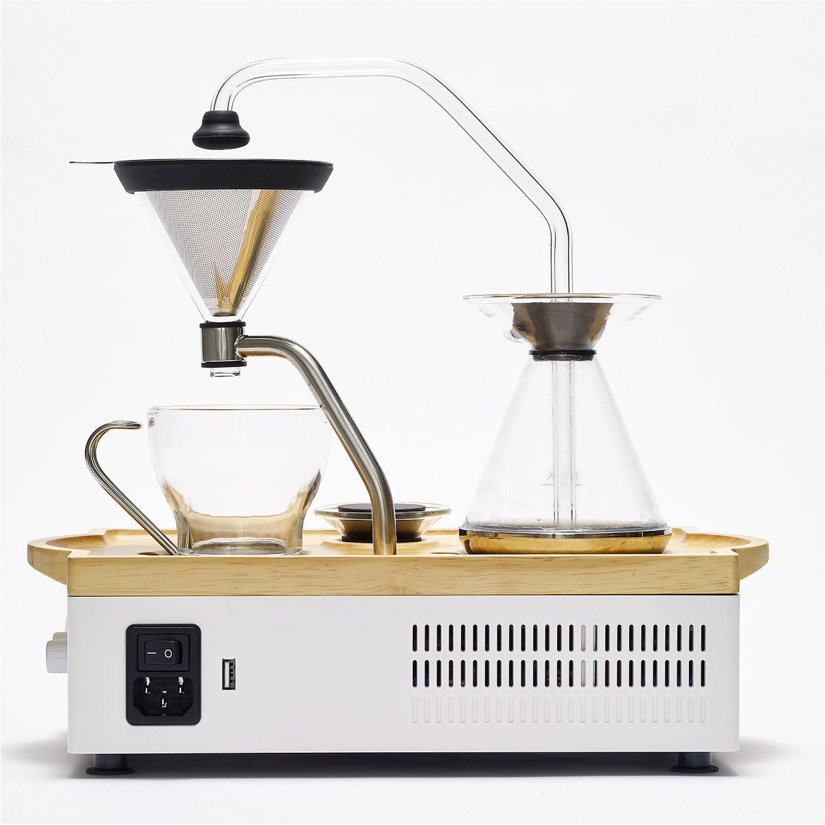 Joy Resolve Barisieur™ Tea & Coffee Alarm Clock - 1 Cup (White)