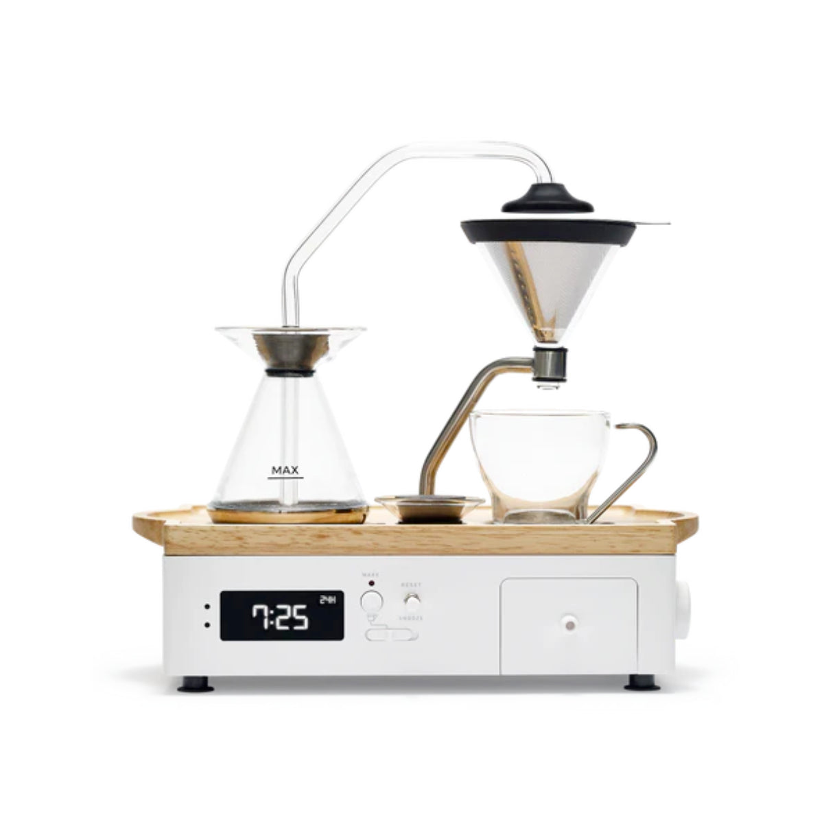 Joy Resolve Barisieur™ Tea & Coffee Alarm Clock - 1 Cup (White)