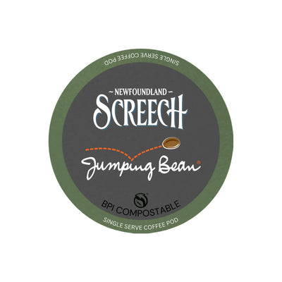 Jumping Bean 100% Screech Single Serve Coffee Pod (Pack of 20)