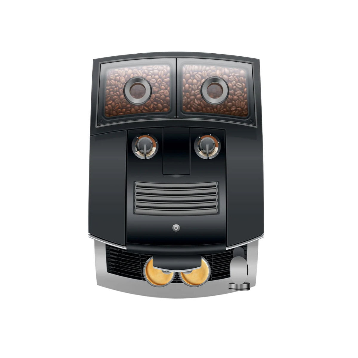 Jura J10 Twin Automatic Espresso Machine (Diamond Onyx)
