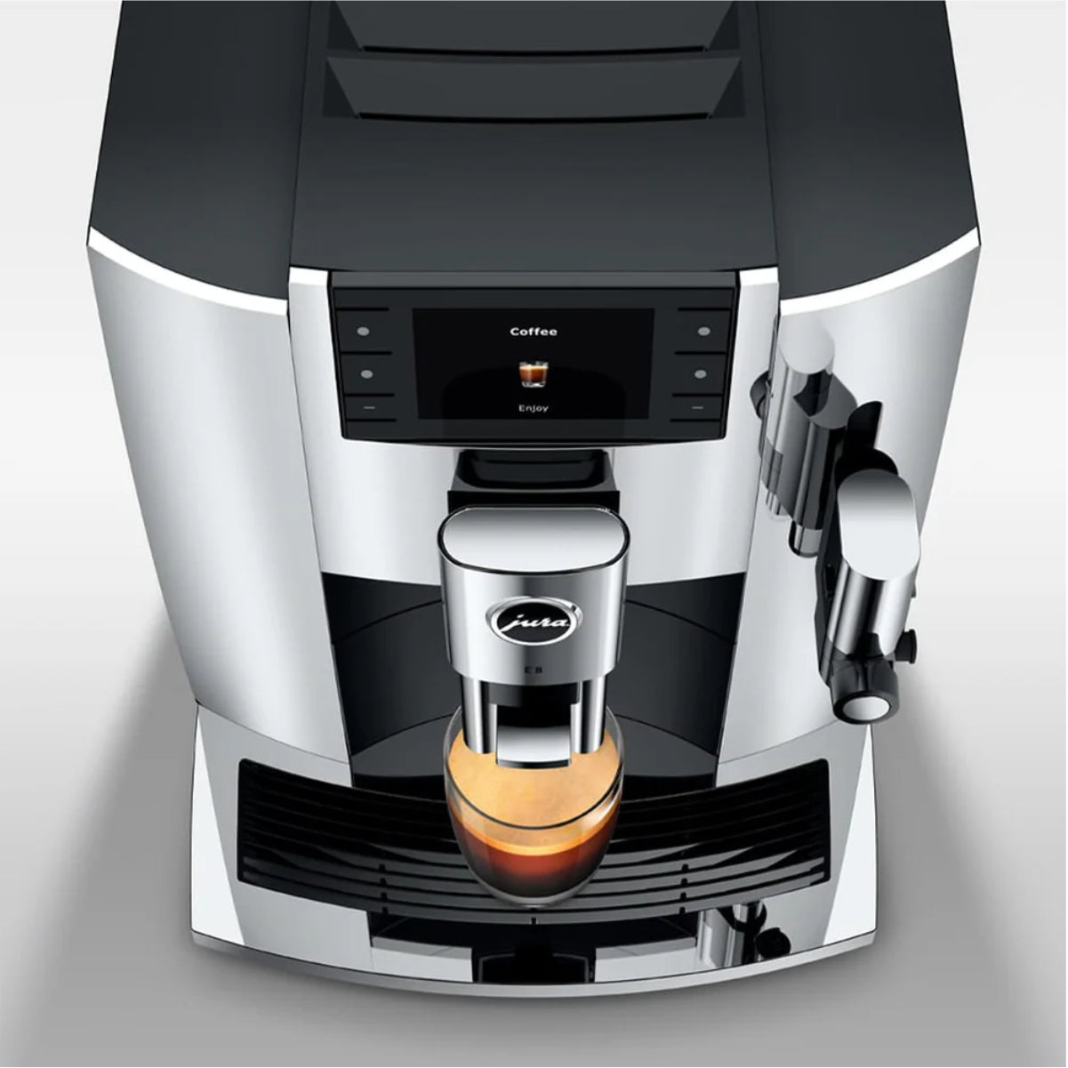 Jura E8 Automatic Espresso 15646 (New Model - Chrome)