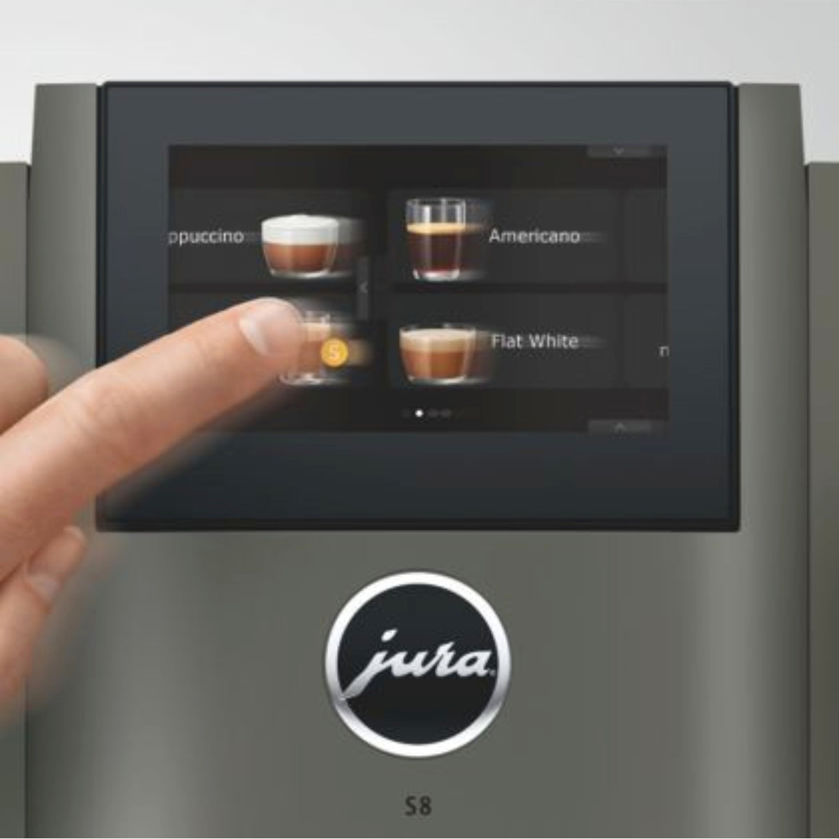 Jura S8 Automatic Espresso Machine (Dark Inox)