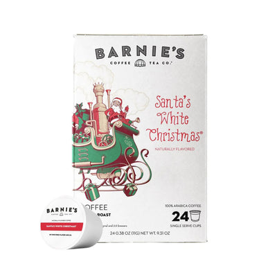 Barnie's Coffee Santa's White Christmas Single-Serve Coffee Pods