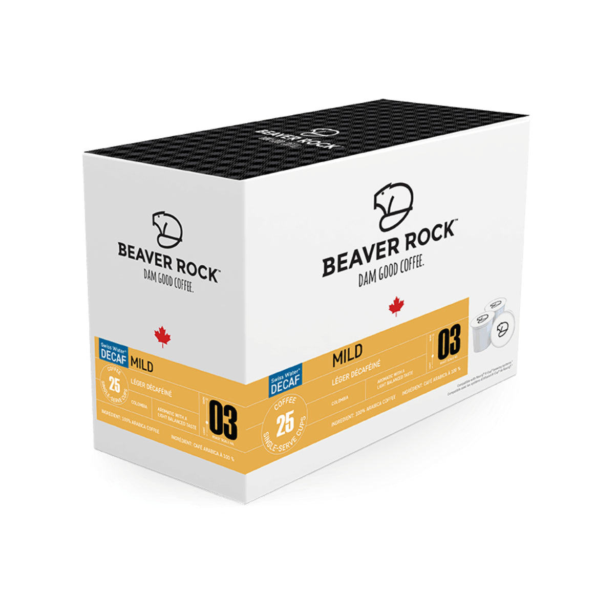 Beaver Rock Mild Decaf Single-Serve Coffee Pods
