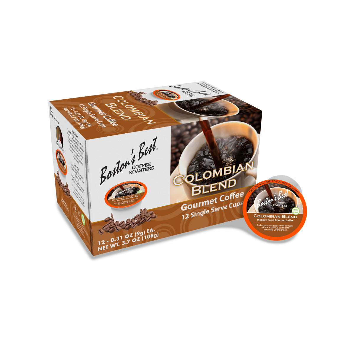 Boston's Best Colombian Blend Single-Serve Coffee Pods – The Kitchen ...