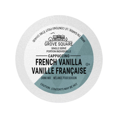 Grove Square French Vanilla Cappuccino Mix Single-Serve Coffee Pods