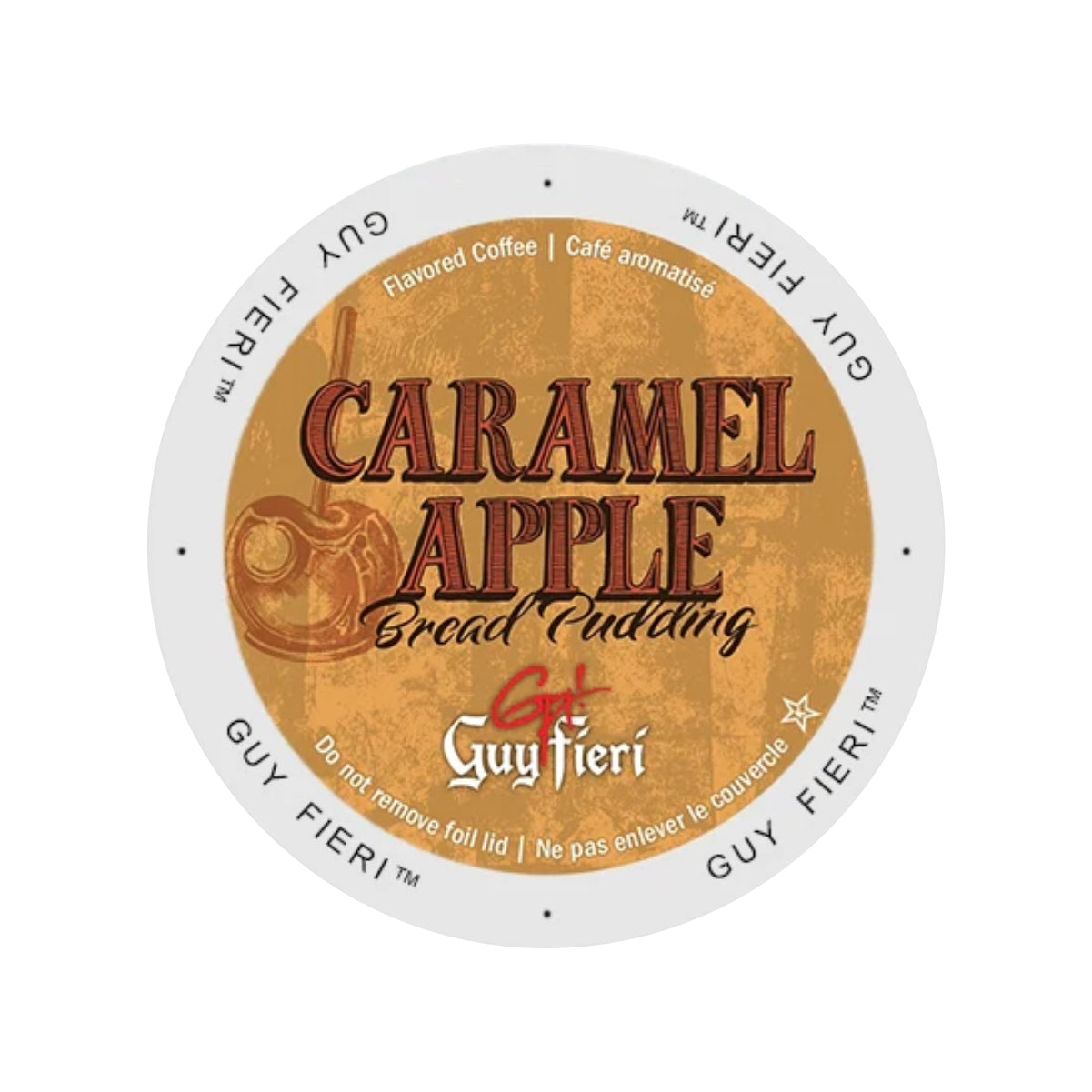 Guy Fieri Caramel Apple Bread Pudding Single-Serve Coffee Pods