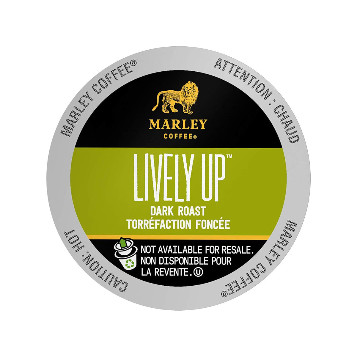 Marley Coffee Lively Up! Single-Serve Coffee Pods