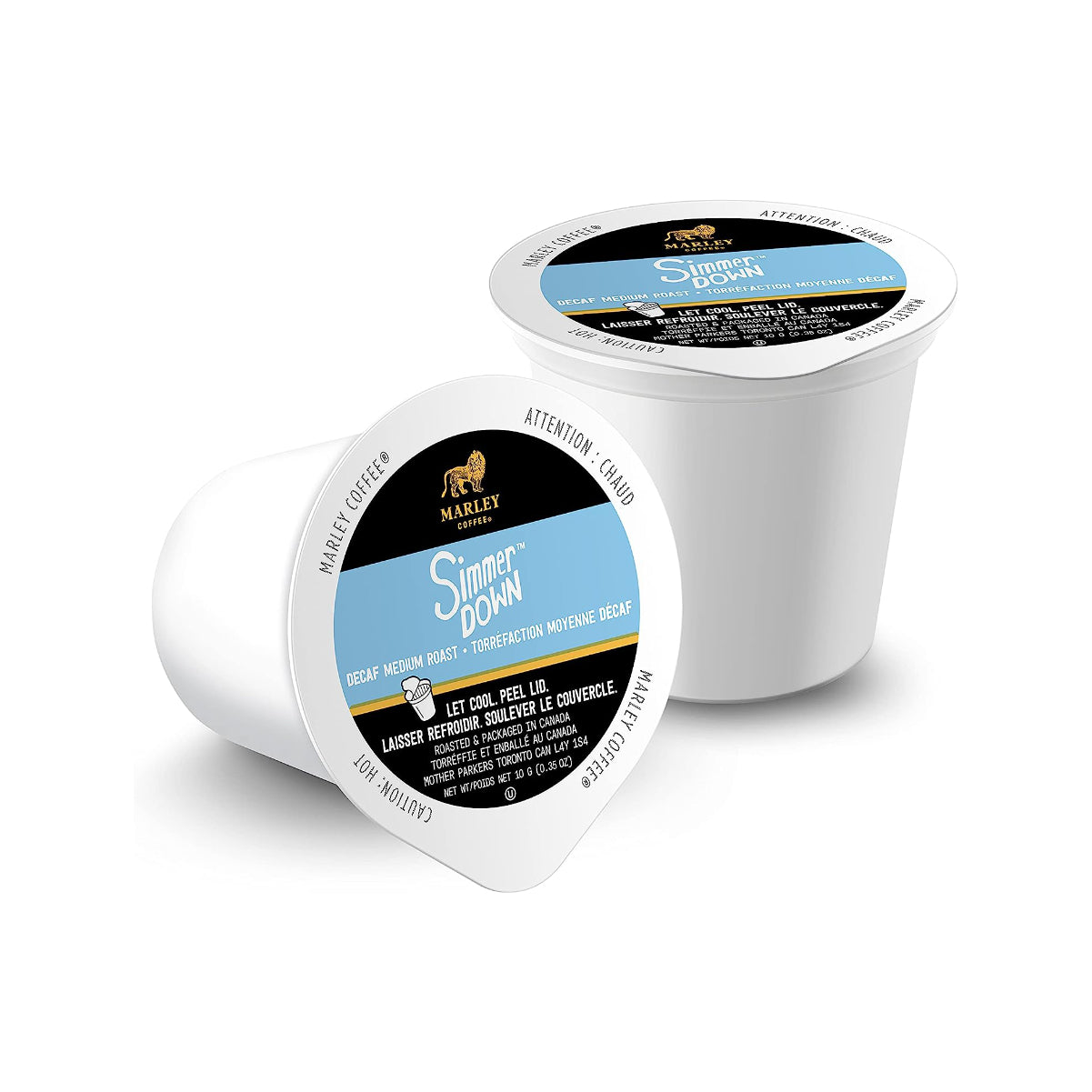 Marley Coffee Simmer Down Decaf Single-Serve Coffee Pods