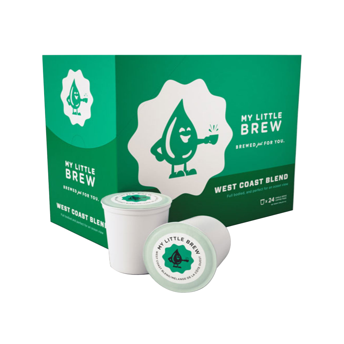 Dosettes de café individuelles My Little Brew West Coast