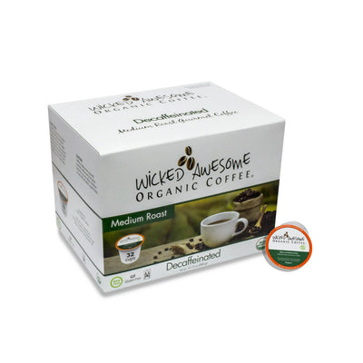 Wicked Awesome's Decaffeinated Single-Serve Coffee Pods