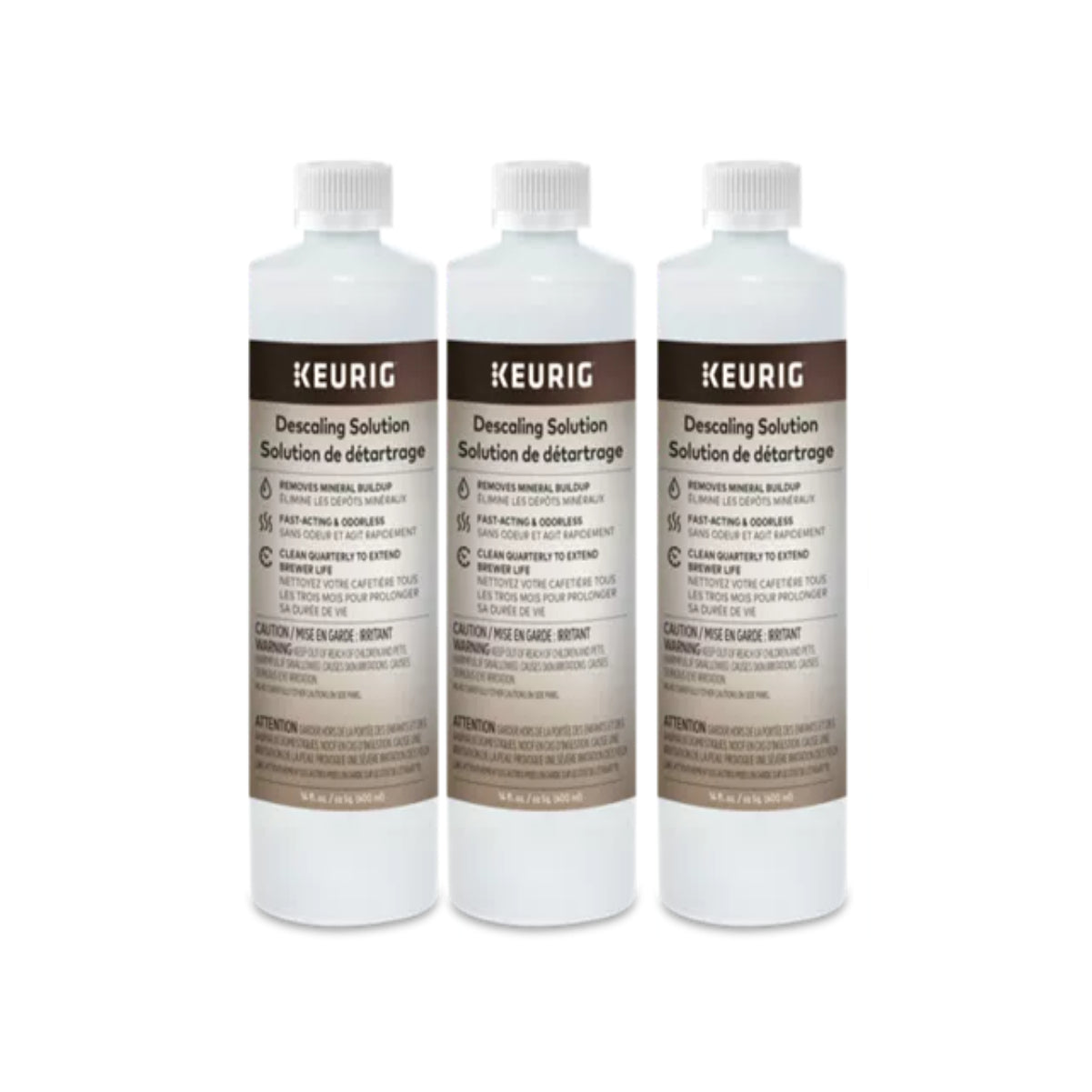 Keurig Descaling Solutions (Pack of 3)