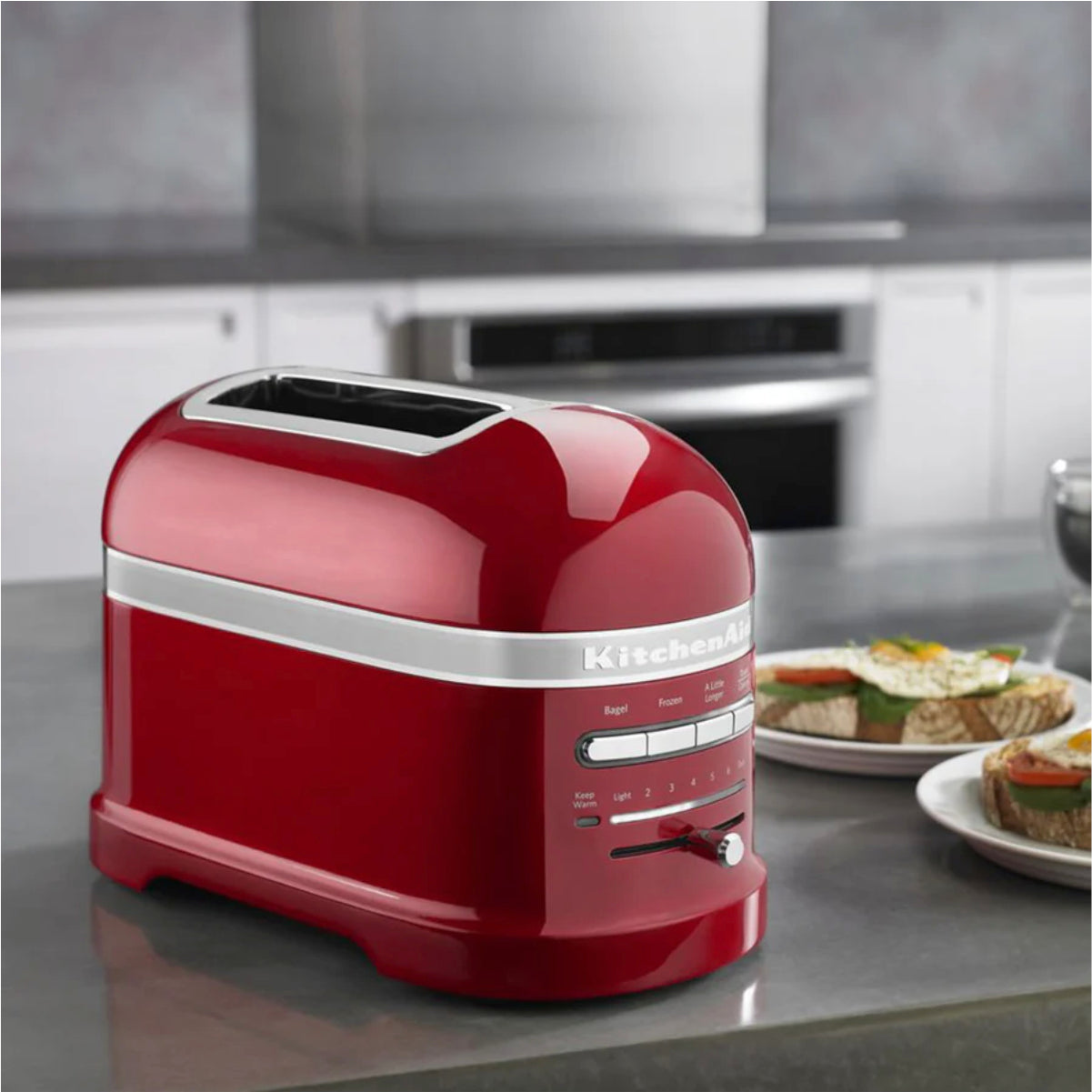 Kitchenaid Pro Line Series 2-Slice Automatic Toaster KMT2203CA (Candy Apple Red)