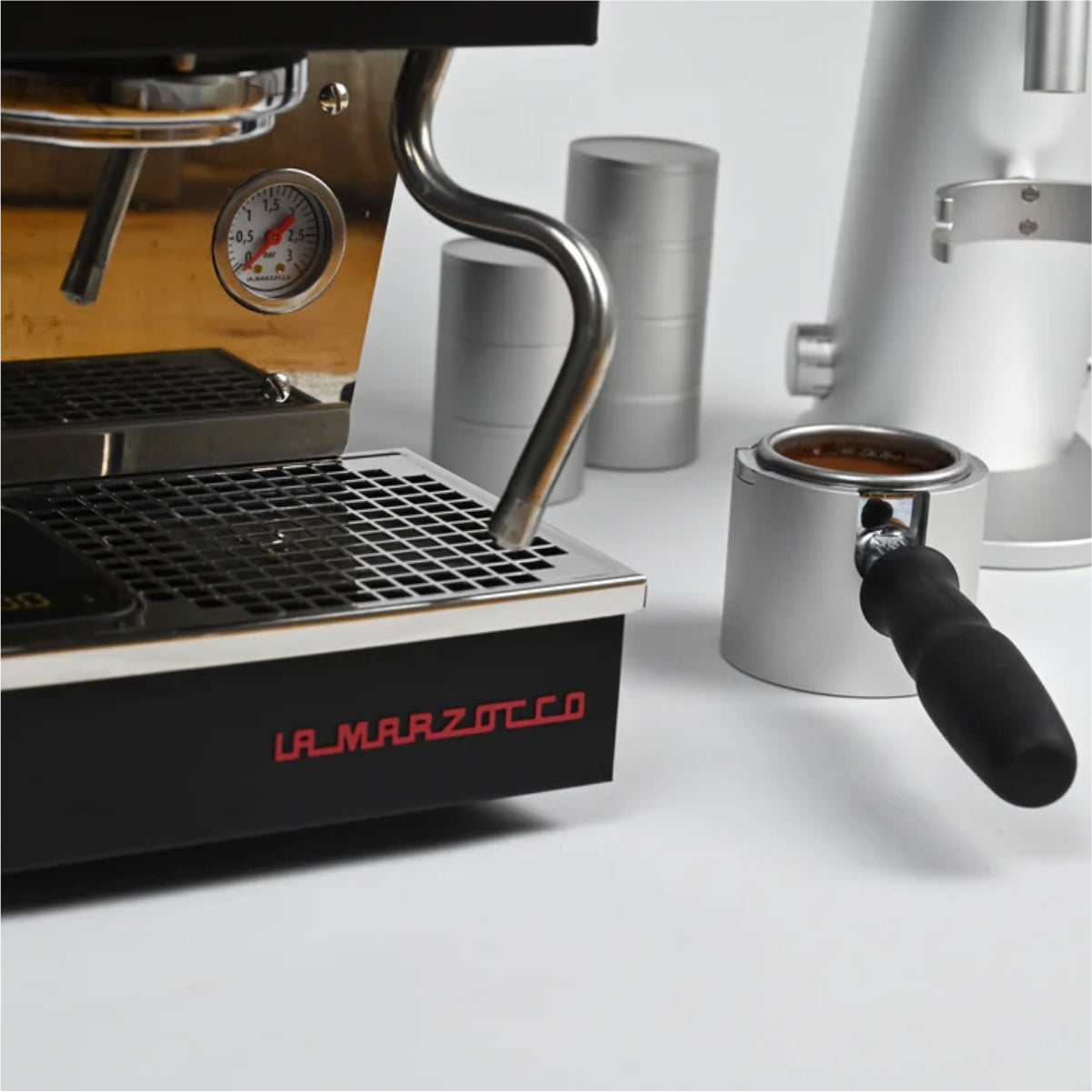 La Marzocco Tamperstation for Linea Micra and Mini R (Silver)