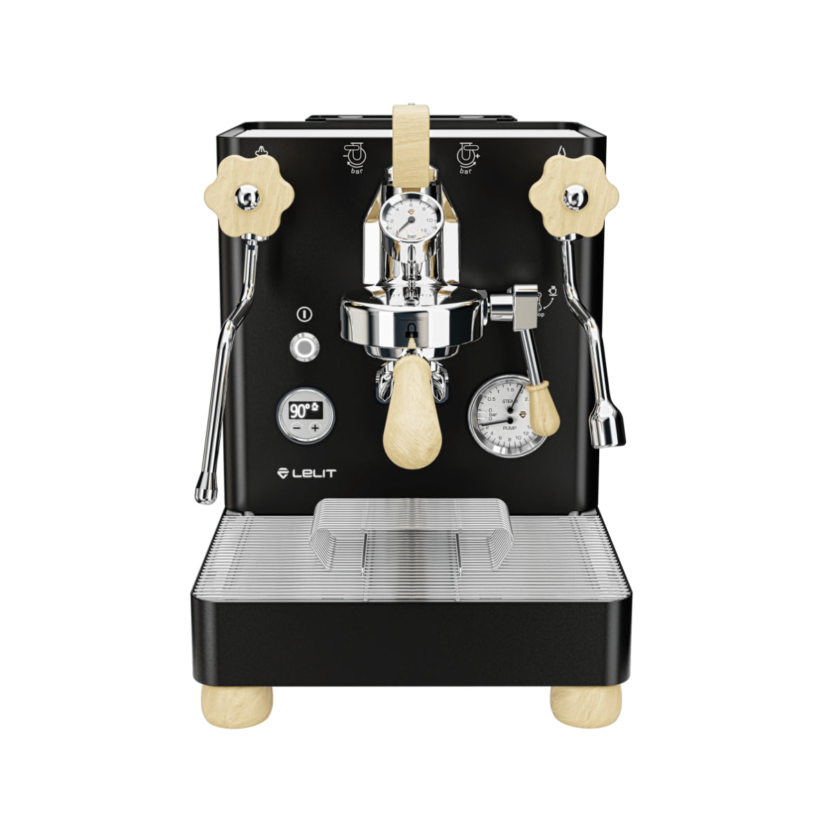 Lelit Bianca PID V3 E61 Professional Semi-Automatic Espresso Machine (Black) - PL162TCB