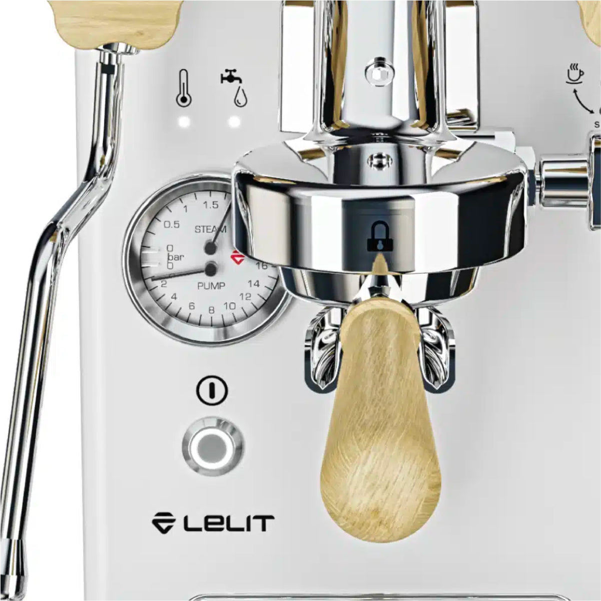 Lelit Mara X PID E61 Professional Semi-Automatic Espresso Machine (White) - PL62XCW