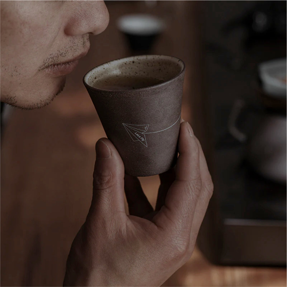 MHW-3BOMBER Ceramic Coffee Winter Cup (Grey)