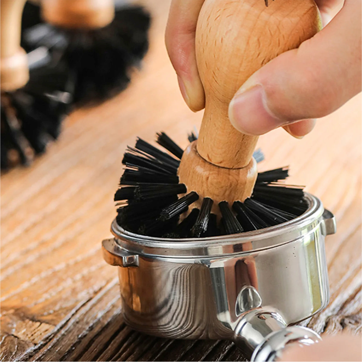 MHW-3BOMBER Portafilter Cleaning Brush