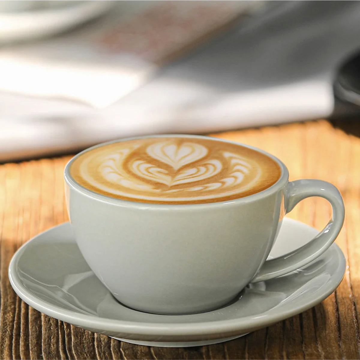 MHW-3BOMBER Sawada Ceramic Cappuccino Cup (280ml) (White)