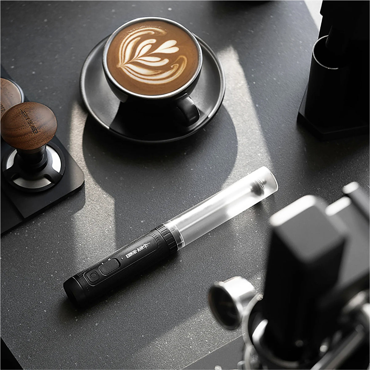 MHW-3BOMBER Magician Handheld Milk Frother (Black)