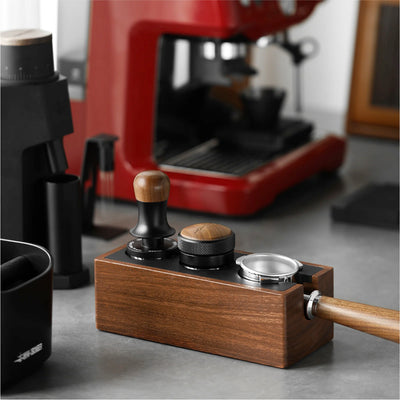MHW-3BOMBER Espresso Wooden 58mm Portafilter Holder (CH6622)