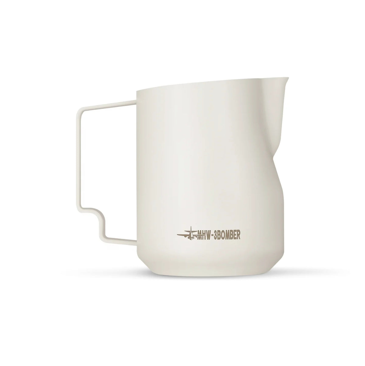 Latte Art Milk Frothing Pitcher – MHW-3BOMBER Turbo (Matte White - 450ml)