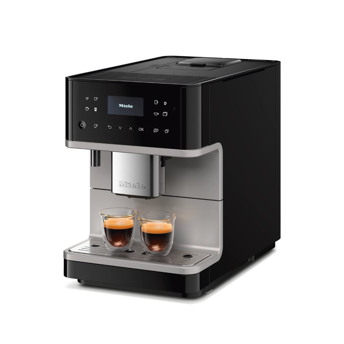 Miele CM6160 Milk Perfection Super Automatic Espresso Machine (Silver Grey Metallic)