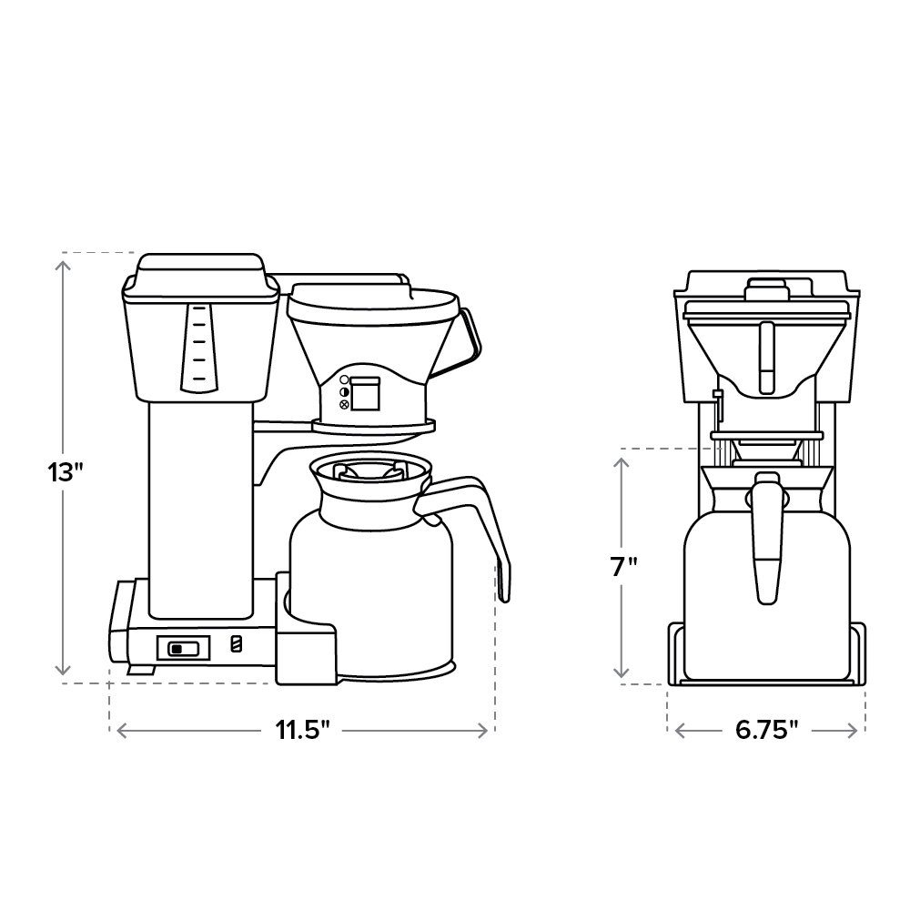Technivorm Moccamaster KBTS (120V) (Polished Silver)