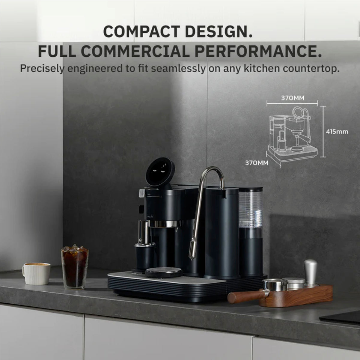 Meraki Gen 2 Dual Boiler Semi-Automatic Espresso Machine (White)