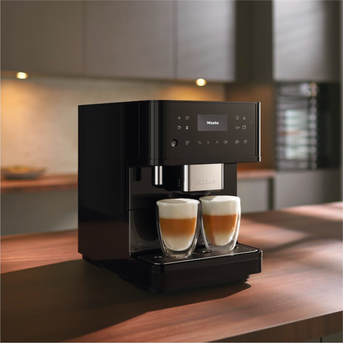Miele CM6160 Milk Perfection Coffee & Espresso Machine (Obsidian Black)