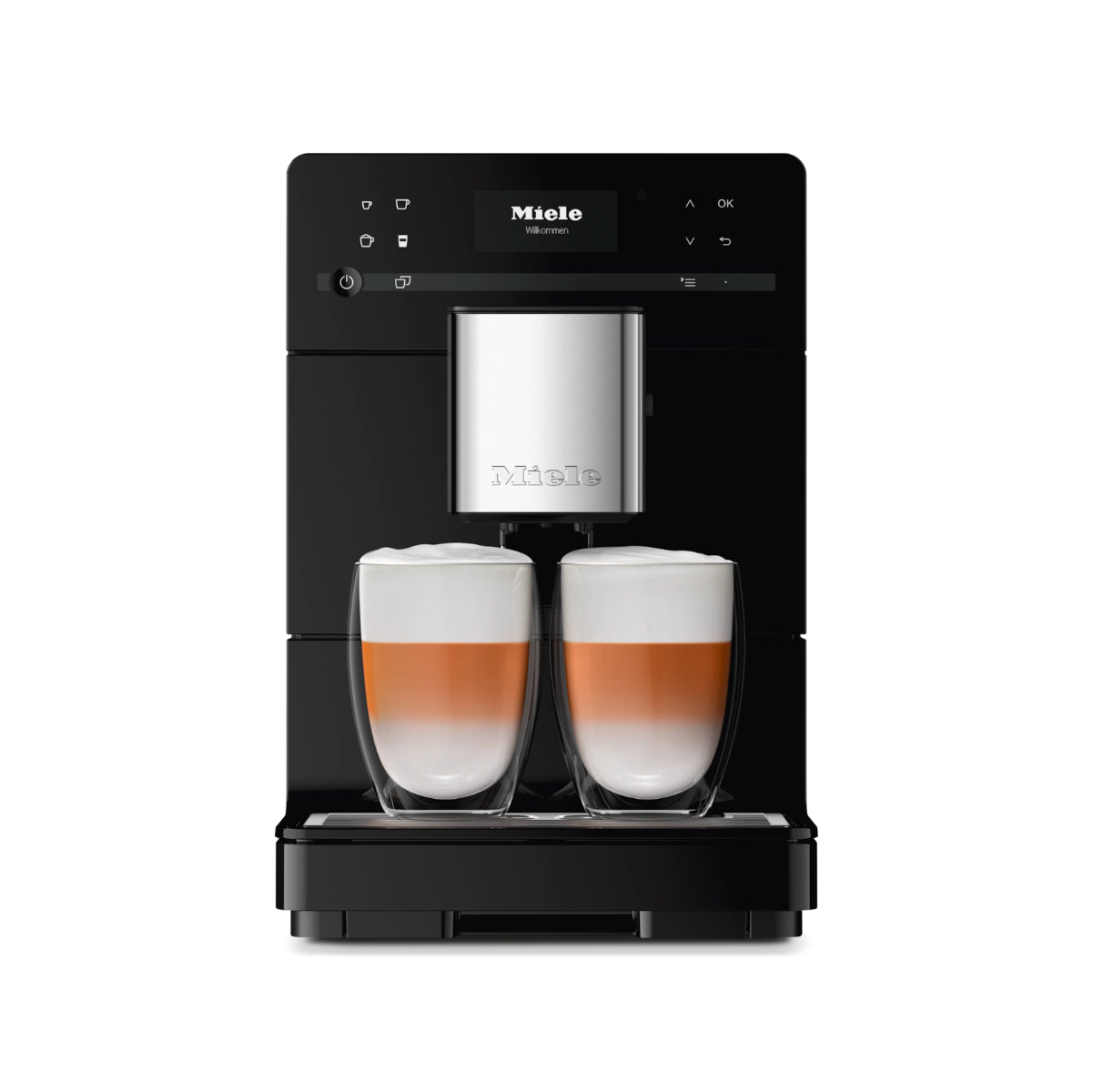 Miele CM 5310 Silence Super Automatic Espresso Machine (Obsidian black)