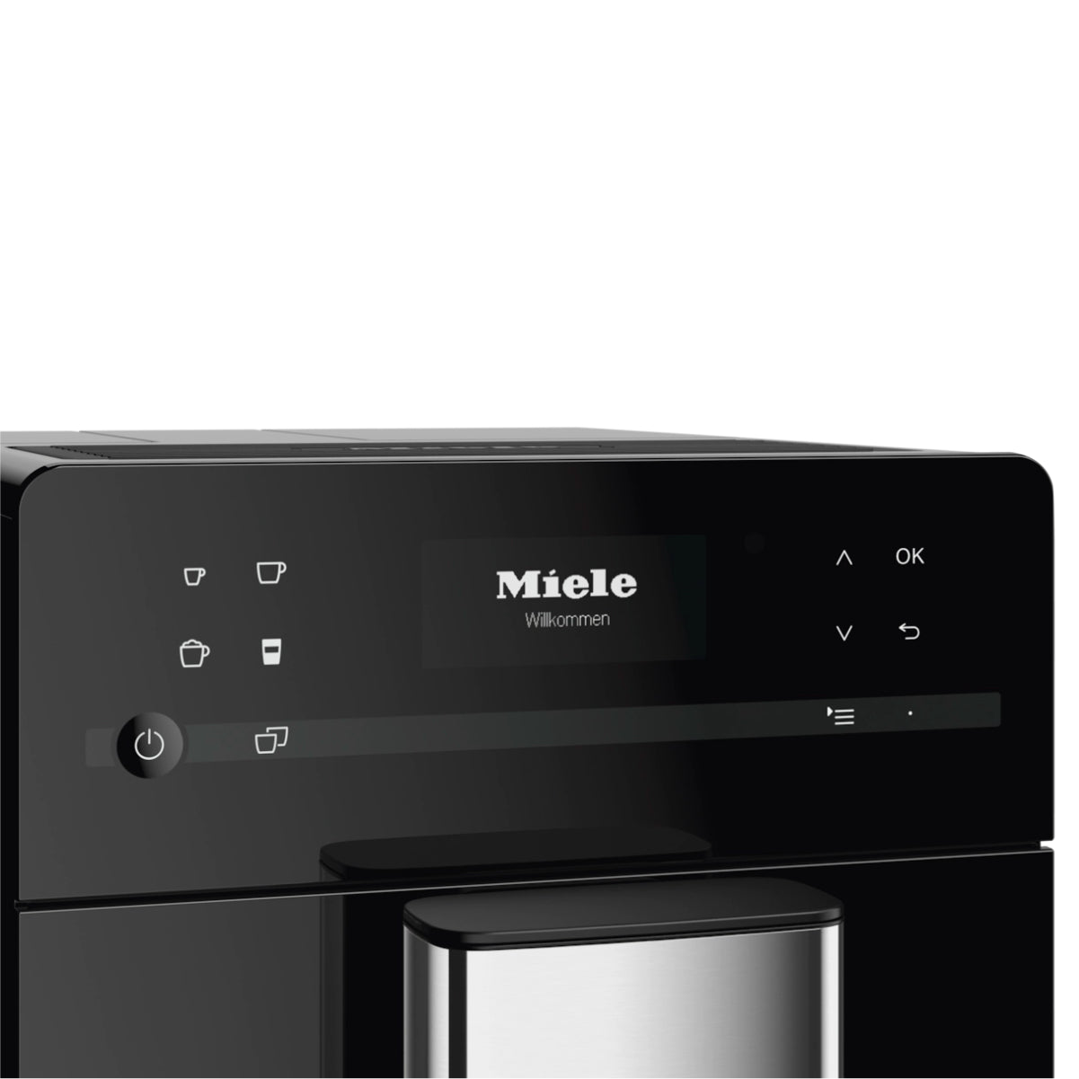 Miele CM5310 Silence Super Automatic Espresso Machine (Obsidian black)