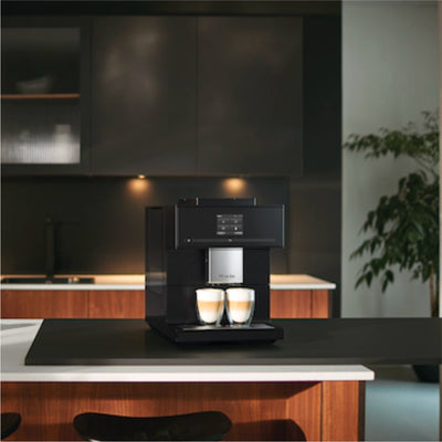 Miele CM7750 CoffeeSelect Automatic Coffee & Espresso Machine (Obsidian Black)
