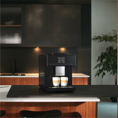 Miele CM 7750 CoffeeSelect Super Automatic Espresso Machine (Obsidian Black)
