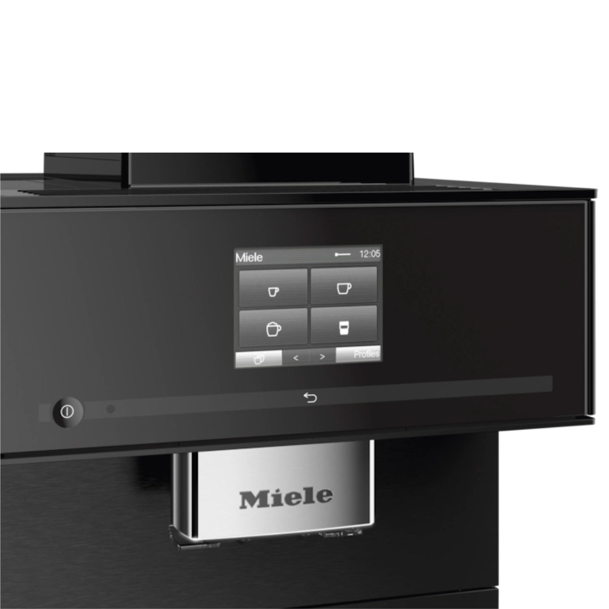 Miele CM7750 CoffeeSelect Super Automatic Espresso Machine (Obsidian Black)