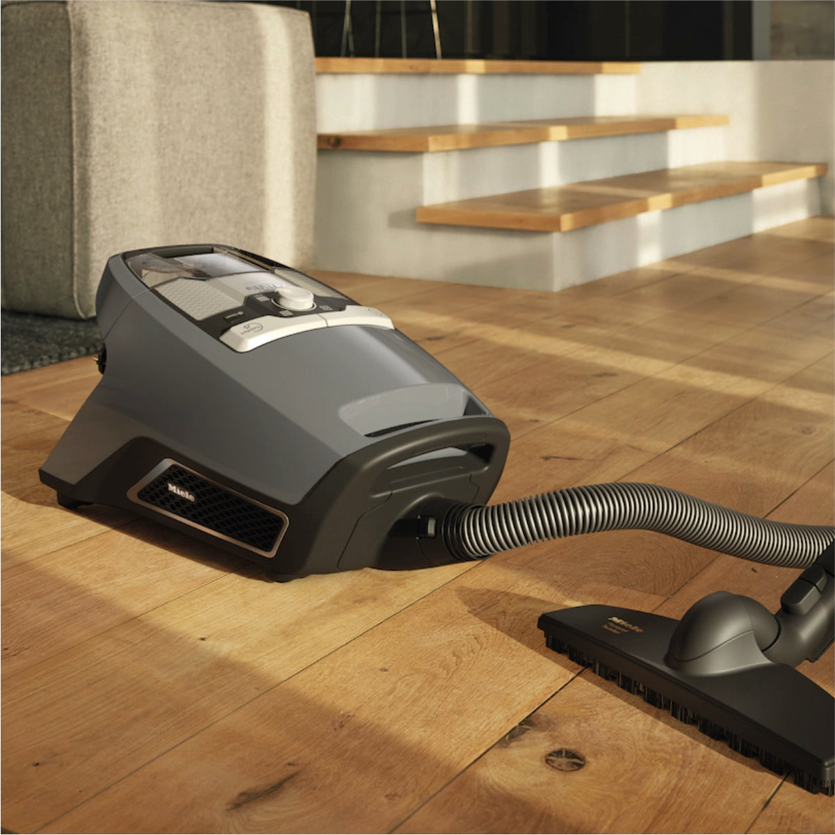 Miele Blizzard CX1 PureSuction Bagless Canister Vacuum Cleaner 41KRE030USA (Graphite Grey)