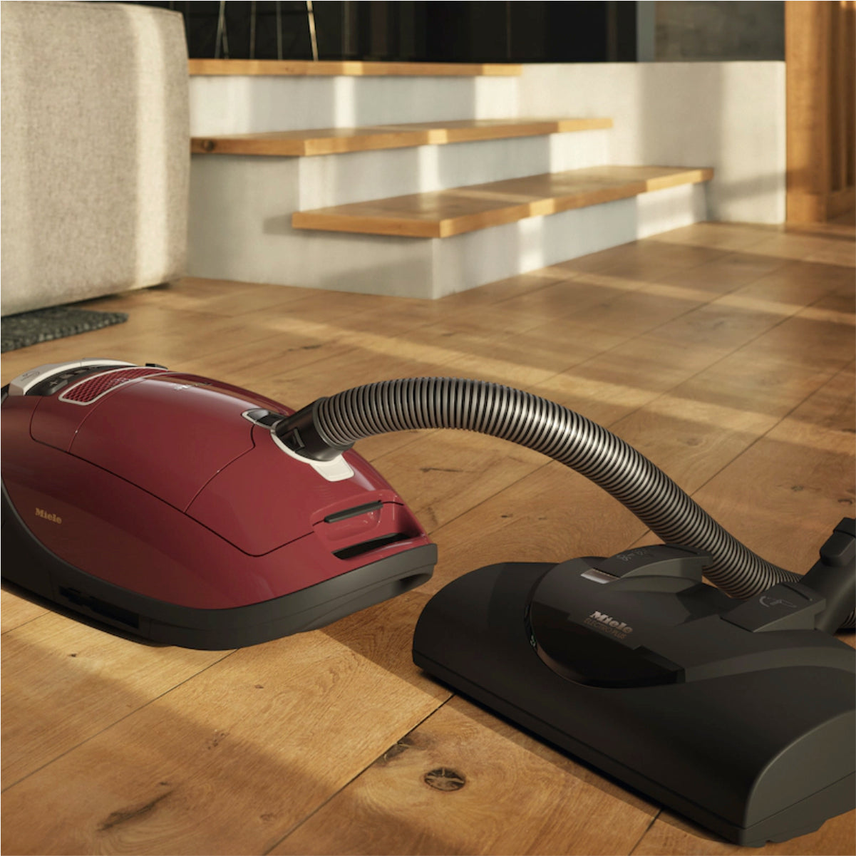 Miele Complete C3 Cat & Dog Canister Vacuum Cleaner with Dustbag 41GEE030CDN (Tayberry Red)