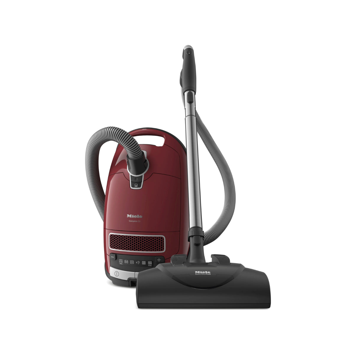 Miele Complete C3 Cat & Dog Canister Vacuum Cleaner with Dustbag 41GEE030CDN (Tayberry Red)