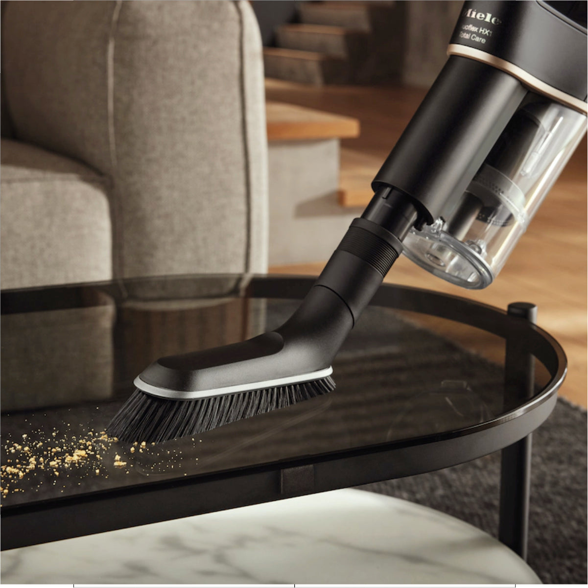 Miele Duoflex HX1 Total Care Cordless Bagless Stick Vacuum Cleaner 41QLL036USA (Obsidian Black / Rose Gold)