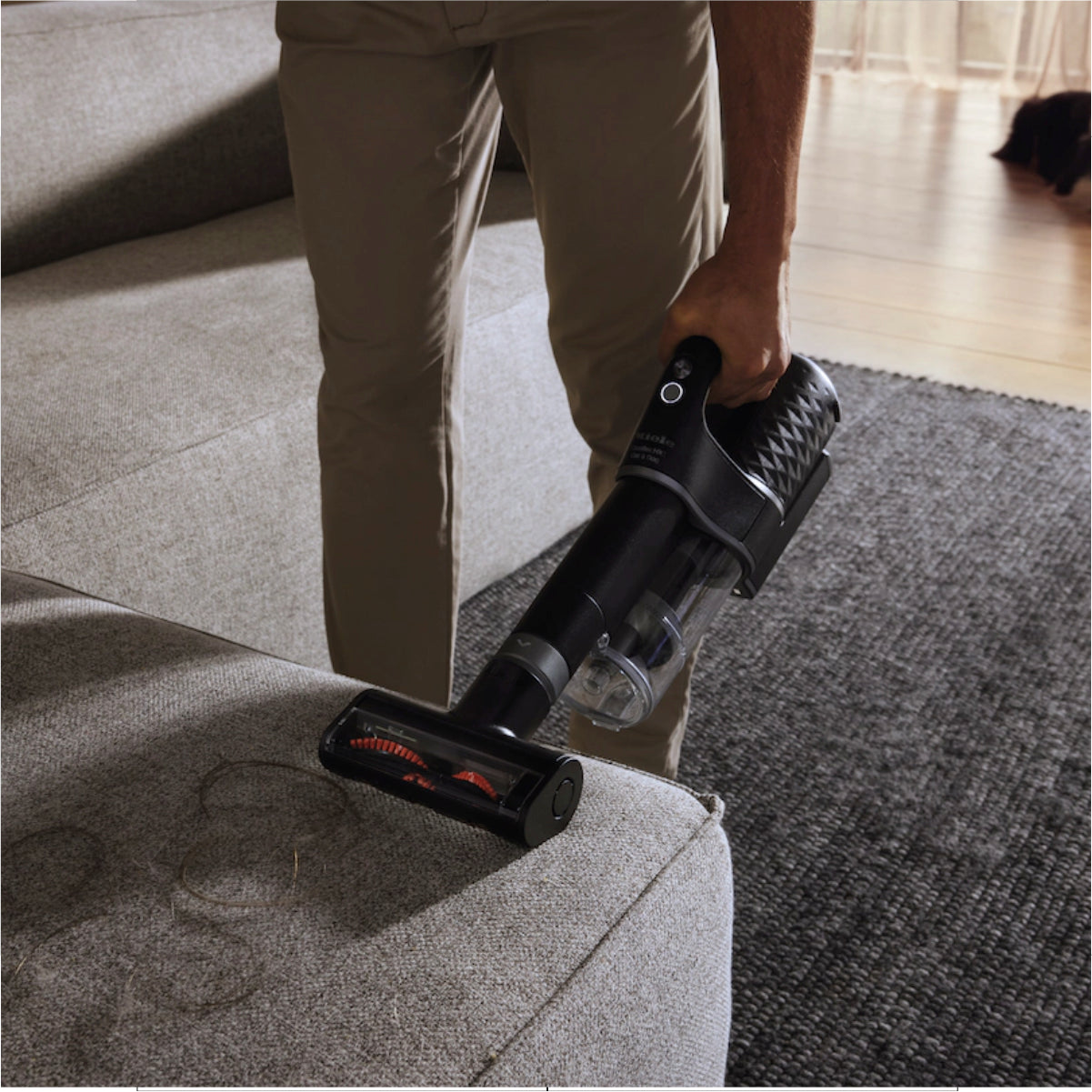 Miele Duoflex HX1 Total Care Cordless Bagless Stick Vacuum Cleaner 41QLL036USA (Obsidian Black / Rose Gold)