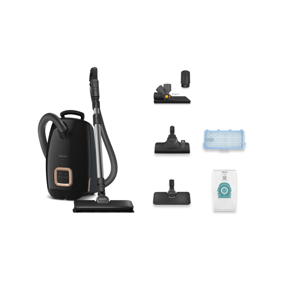 Miele Guard L1 AllFloor Canister Vacuum Cleaner 41USE038CDN (Obsidian Black)