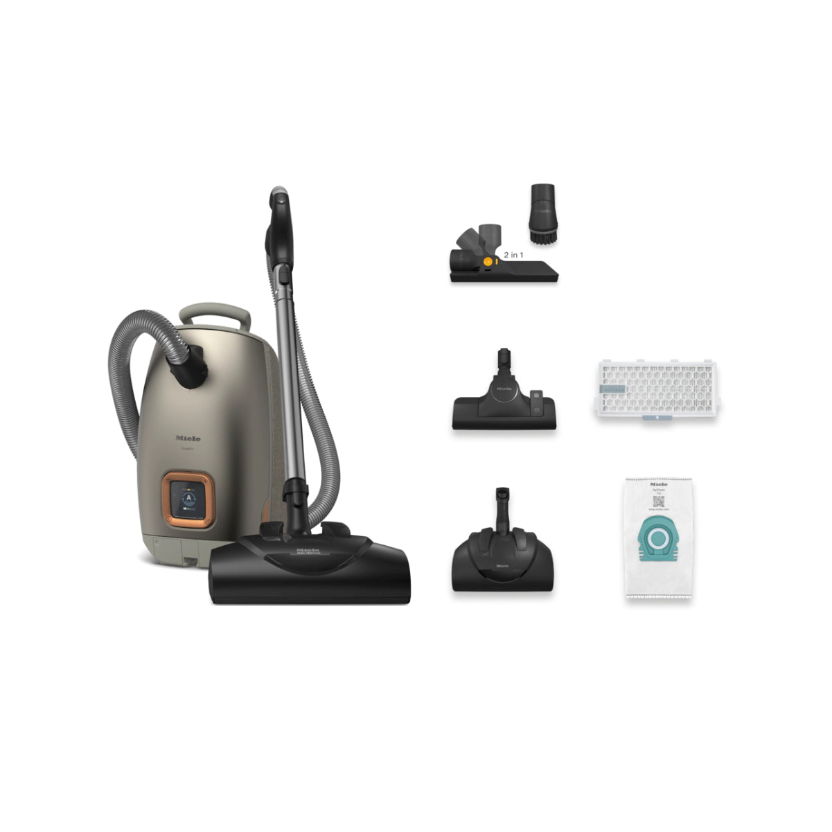 Miele Guard L1 Electro Canister Vacuum Cleaner 41UFE036CDN (Titanium Pearlfinish)