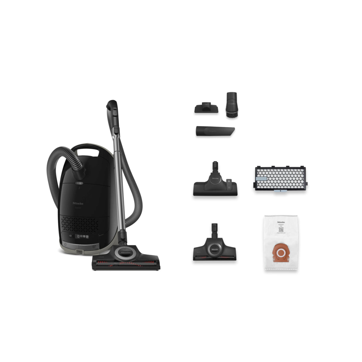 Miele Guard M1 Cat & Dog Canister Vacuum Cleaner 41VZE033CDN (Obsidian Black)