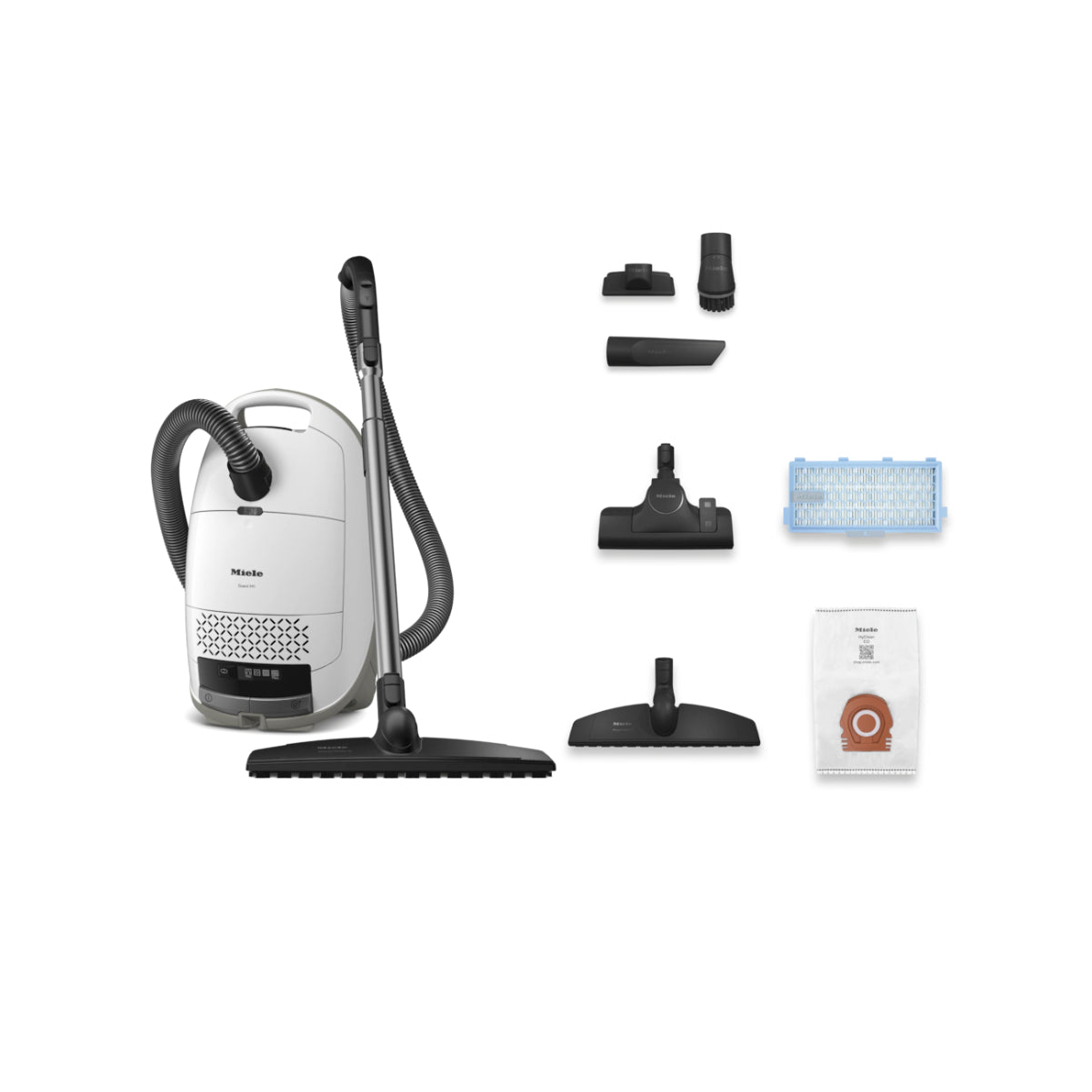 Miele Guard M1 Parquet XL Canister Vacuum Cleaner 41VTE037CDN (Brilliant White)