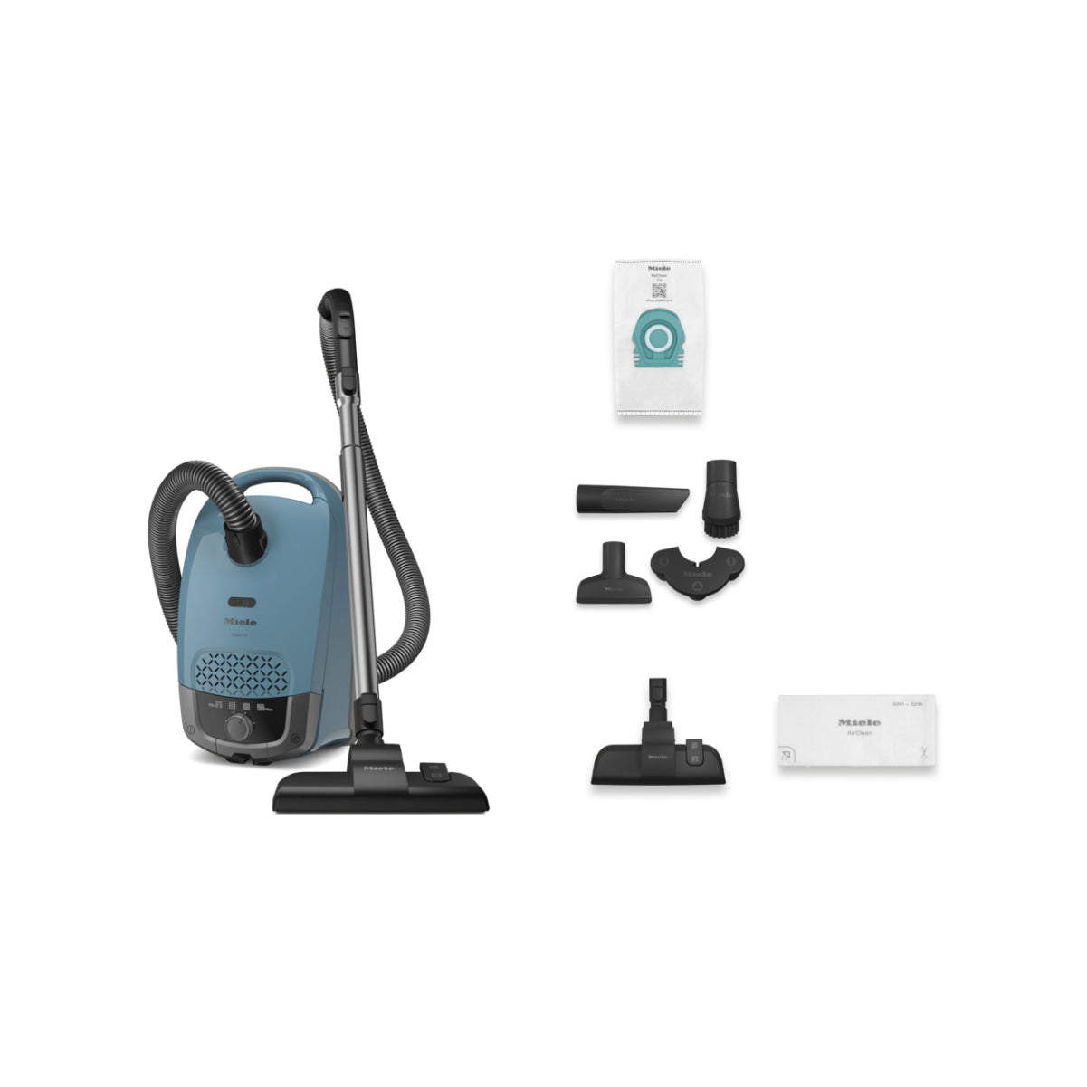 Miele Guard S1 Compact Bagged Canister Vacuum Cleaner 41TAE032CDN (Nordic Blue)