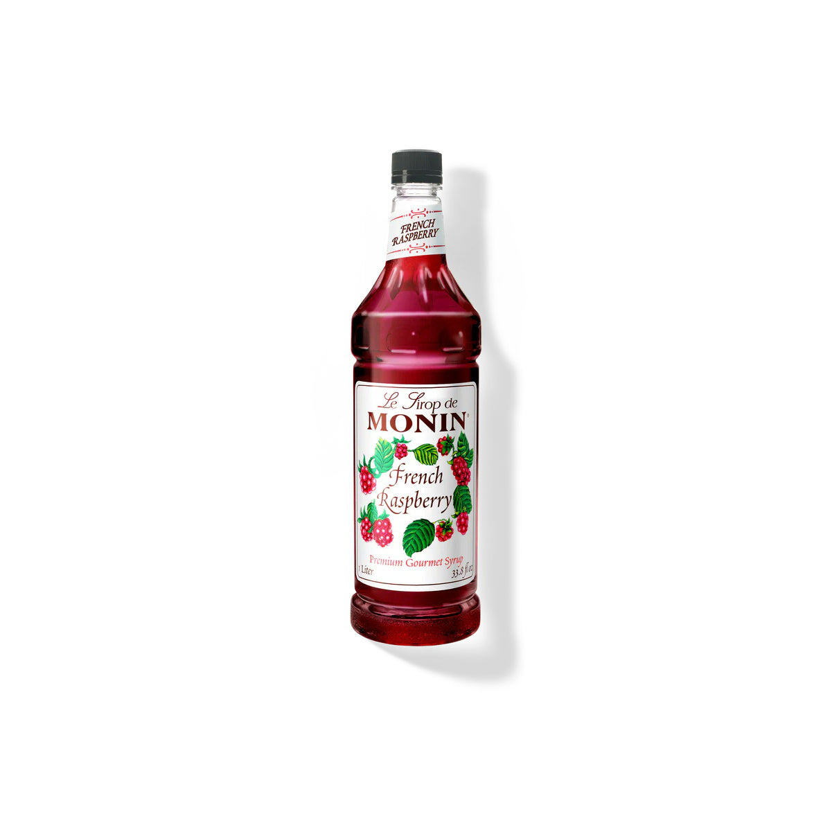 Monin French Raspberry Syrup 750ML Glass Bottle