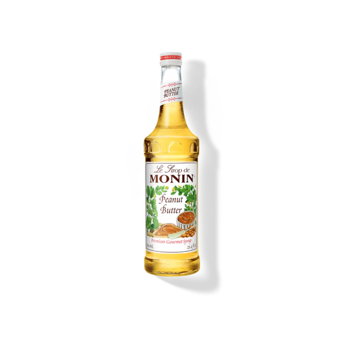 Monin Peanut Butter Syrup 750 ml Glass Bottle